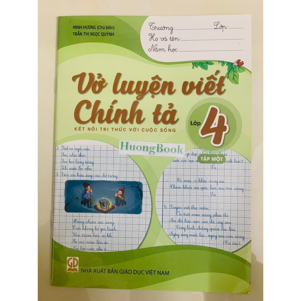 Sách - Combo Vở Luyện Viết Chính Tả Lớp 4 tập 1+2 - 2023