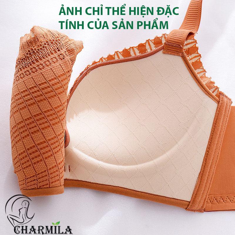 Áo ngực nữ Charmila viền ren không gọng phong cách sang trọng AN02