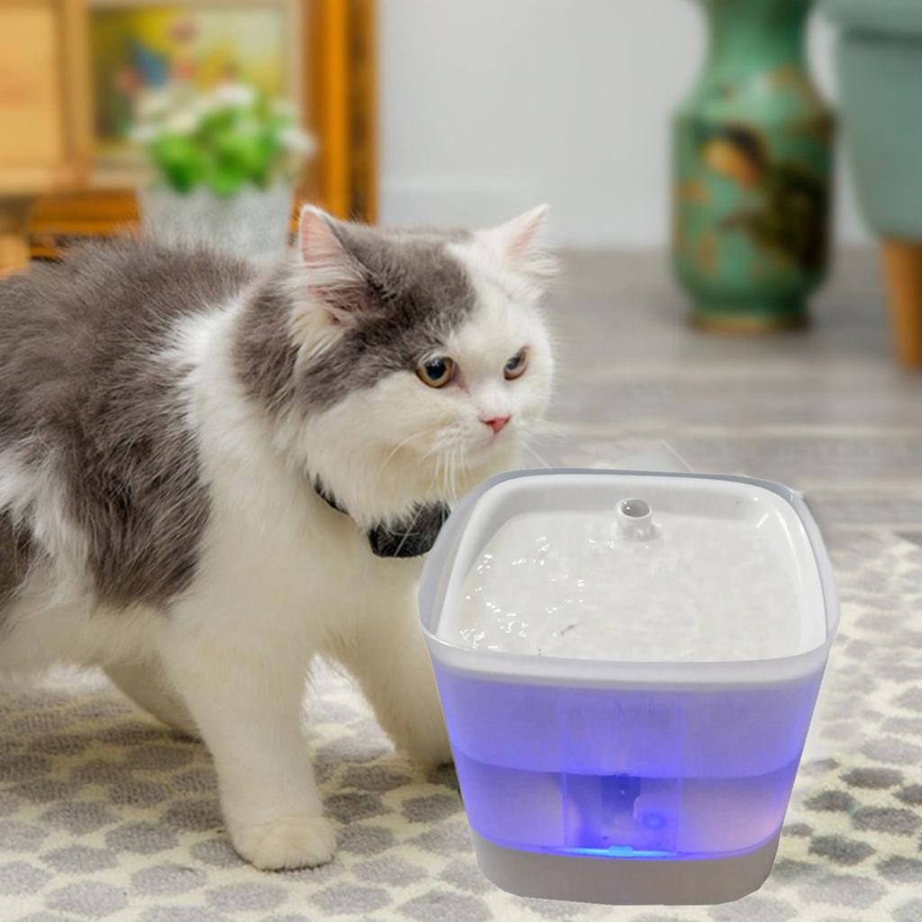 Pet Water Fountain Electric Water Dispenser for Cat Dog Automatic Waterer USB