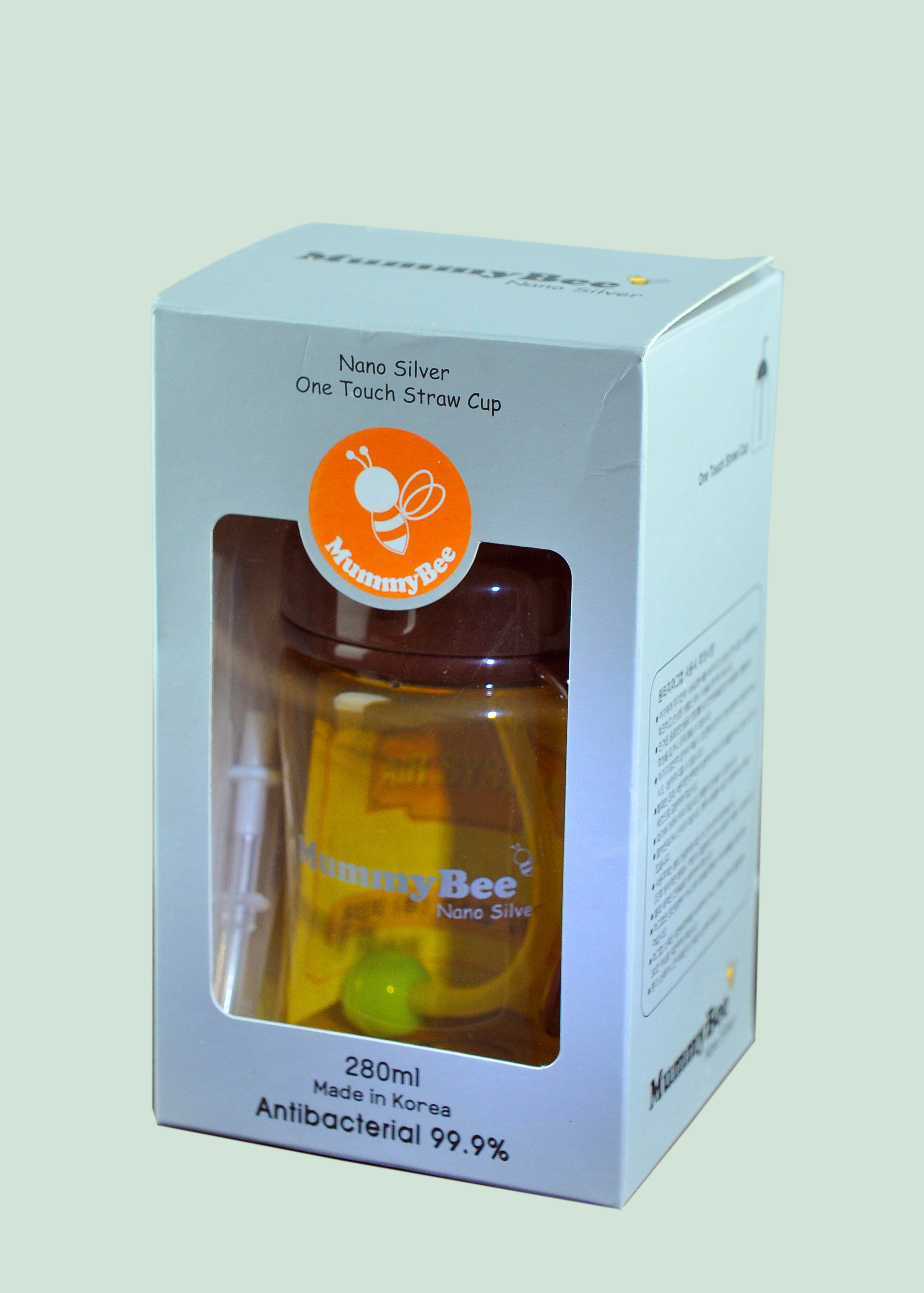 Bình uống nước MUMMYBEE Nano Silver 280ml