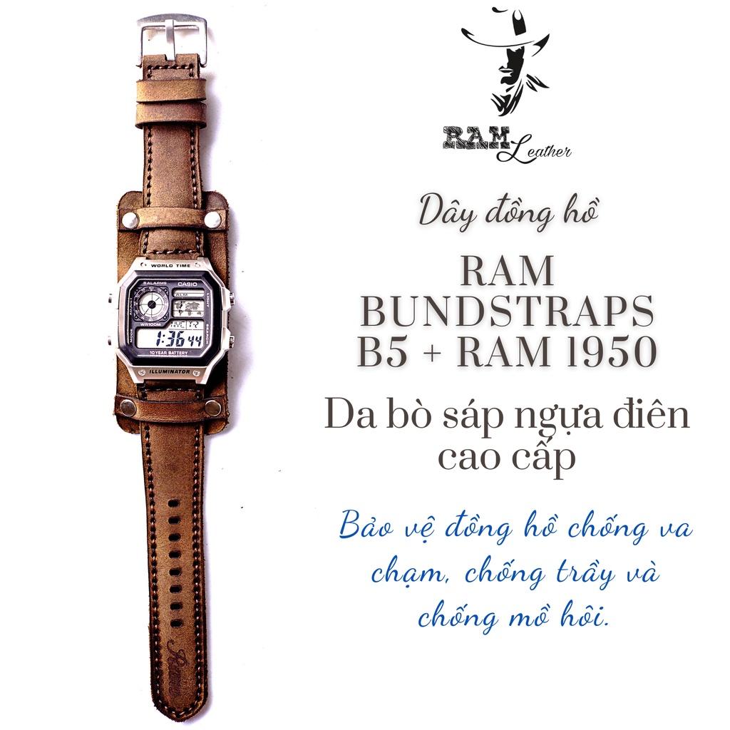Tấm Bundstrap da bò vegtan B5 - RAM