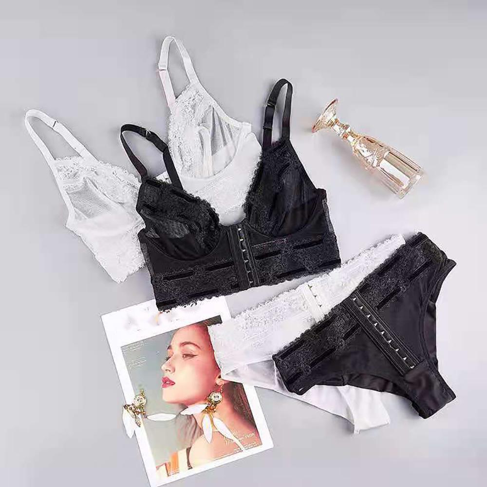 Mới Cực Thoáng Khí Trong Suốt Không Gọng Ren Áo Ngực Nữ Bộ Lớn Ngực Nhỏ Vai Với Nữ Gợi Cảm quần Lót Áo Ngực