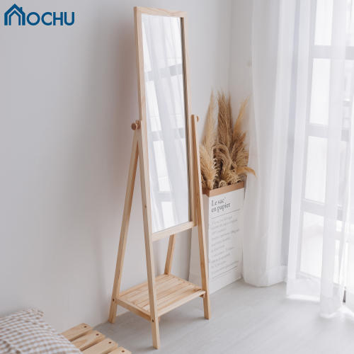 Gương Kệ Soi Toàn Thân Khung Gỗ OCHU - Mirror Shelf - Natural