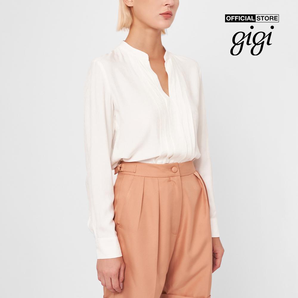 GIGI - Áo kiểu nữ tay dài cổ trụ thời trang G1108B211271