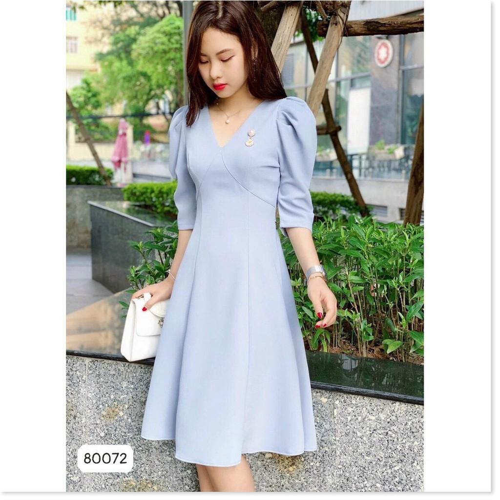 ĐẦM UMI XINH XẮN,HỌA TIẾT TRƠN NHƯNG KHÔNG KÉM PHẦN SANG TRỌNG THỜI TRANG LANO STORE 99