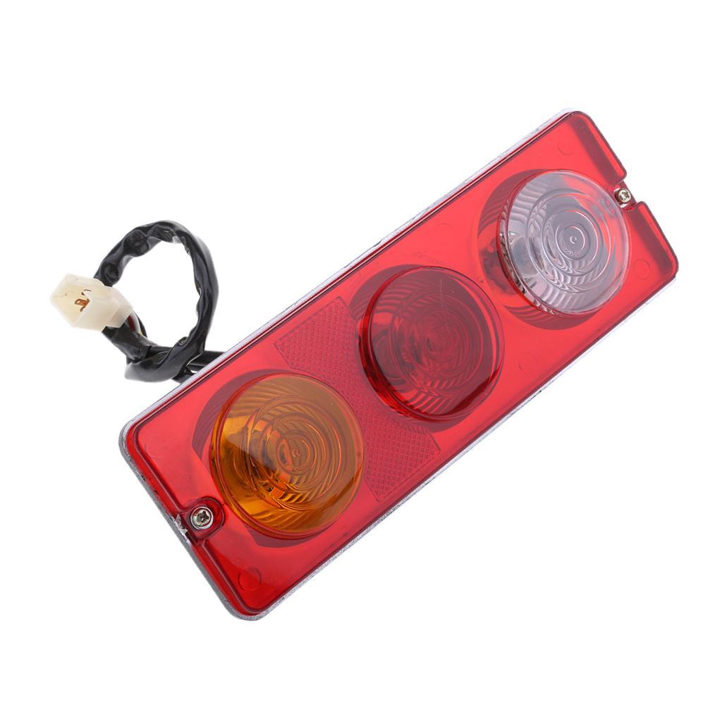 2X Rear Brake Tail Light Panel for 150cc 250cc Go Kart ATV Buggy Quad Bike, Red