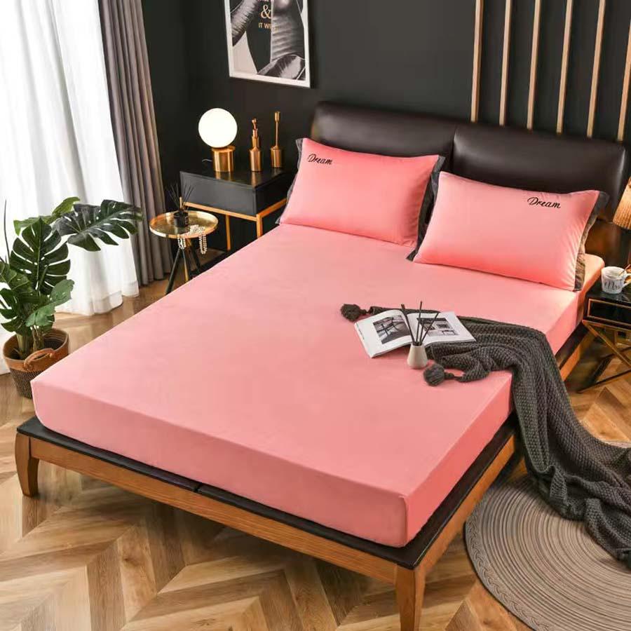 WOSTAR Mùa Đông Ấm Chắc Chắn Dép Nỉ Bedsheet Thun Trang Bị Tấm Nệm Bụi Bảo Vệ Nhà Dệt May Cao Cấp Chăn Ga Gối