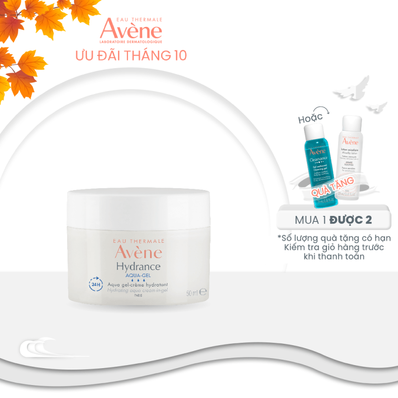 Gel cấp ẩm tức thì cho da khô mất nước, nhạy cảm AVÈNE AQUA-GEL 50ML