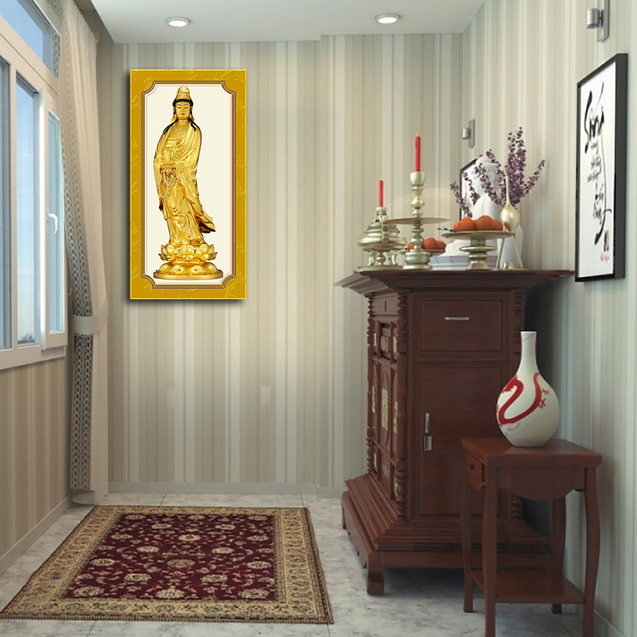 Tranh Phòng Thờ Sang Trọng HPV-119