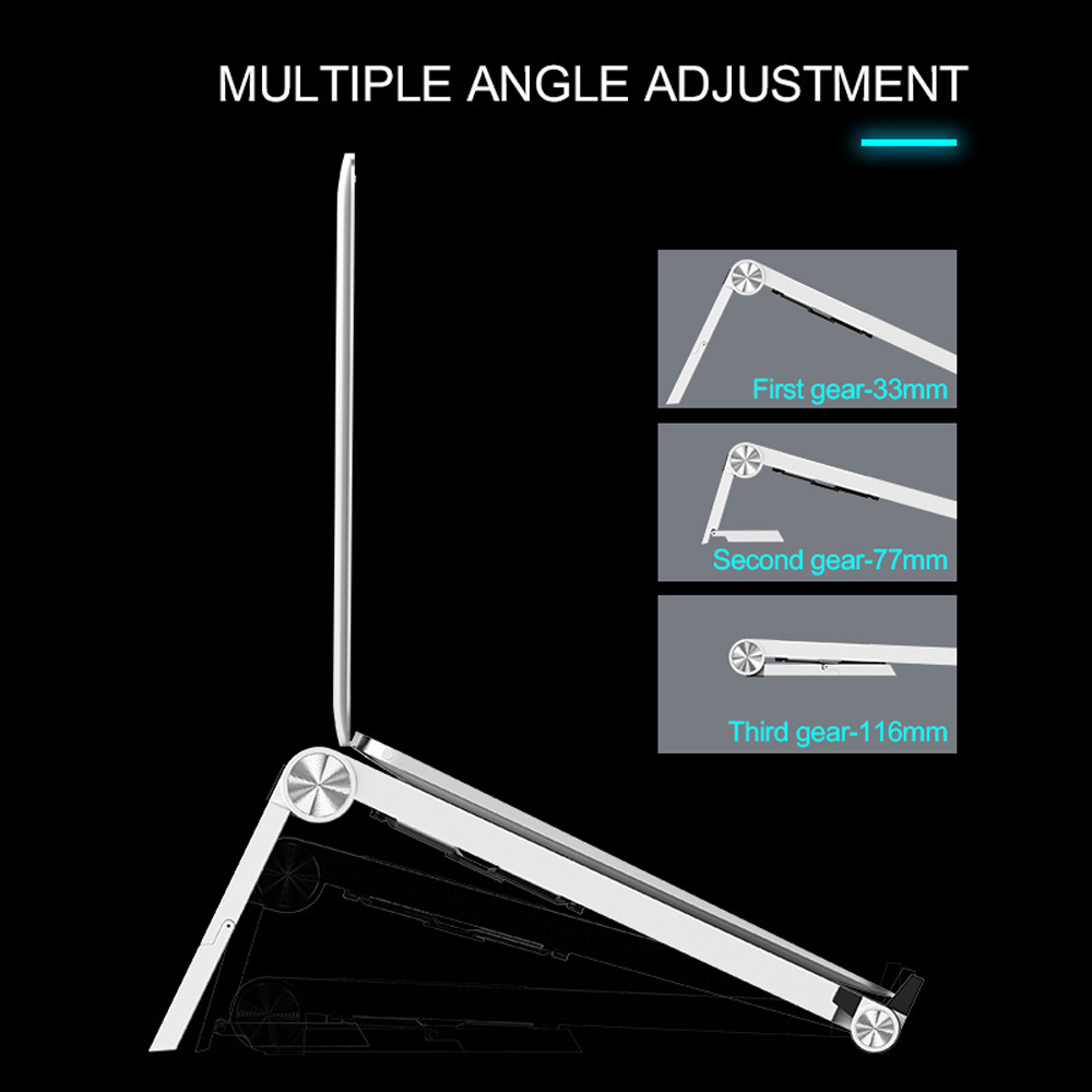 Giá Đỡ Máy Tính Xách Tay Nhẹ Để Bàn Hình X Có Thể Điều Chỉnh Gập Lại