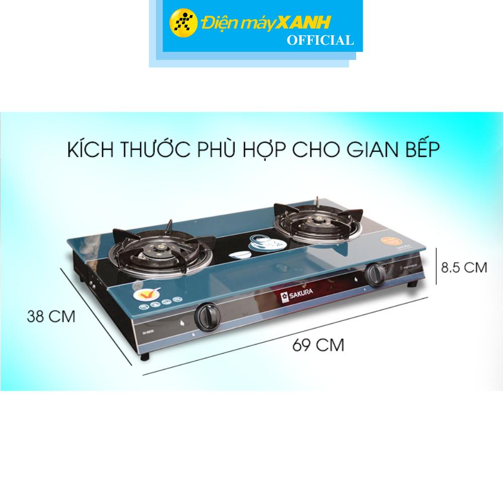 Bếp gas đôi Sakura SA-692SG - Hàng Chính Hãng