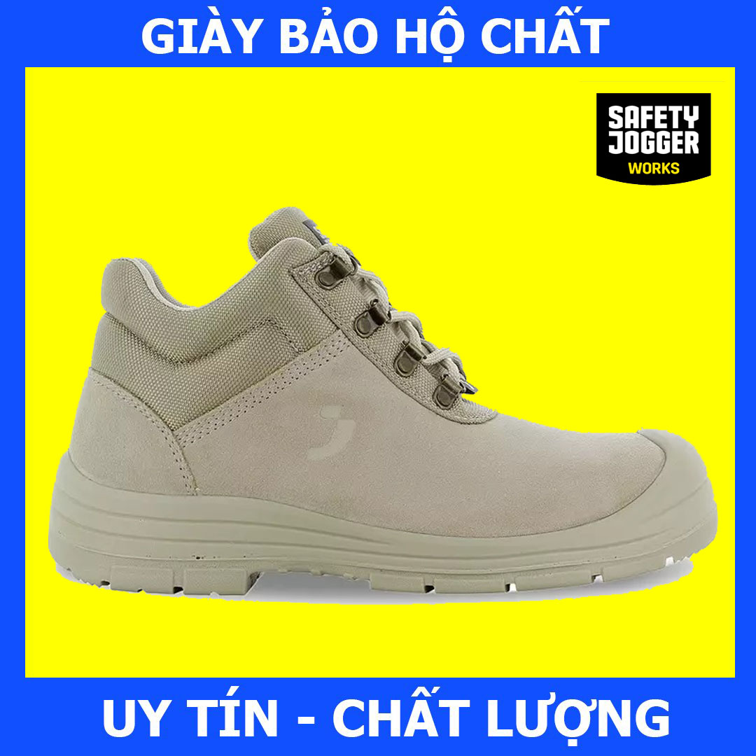 [Hàng Chính Hãng] Giày Bảo Hộ Safety Jogger Bestboy EW Da Chất Lượng Cao, Đế Chống Đâm Xuyên, Chống Va Đập Mạnh