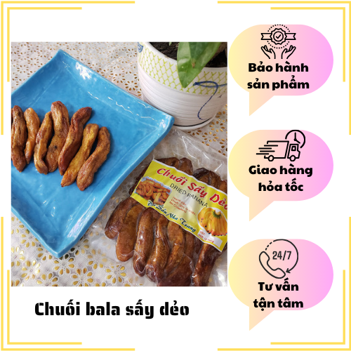 Đặc Sản Nha Trang - Chuối Bala Sấy Dẻo Gói Seavy 250G