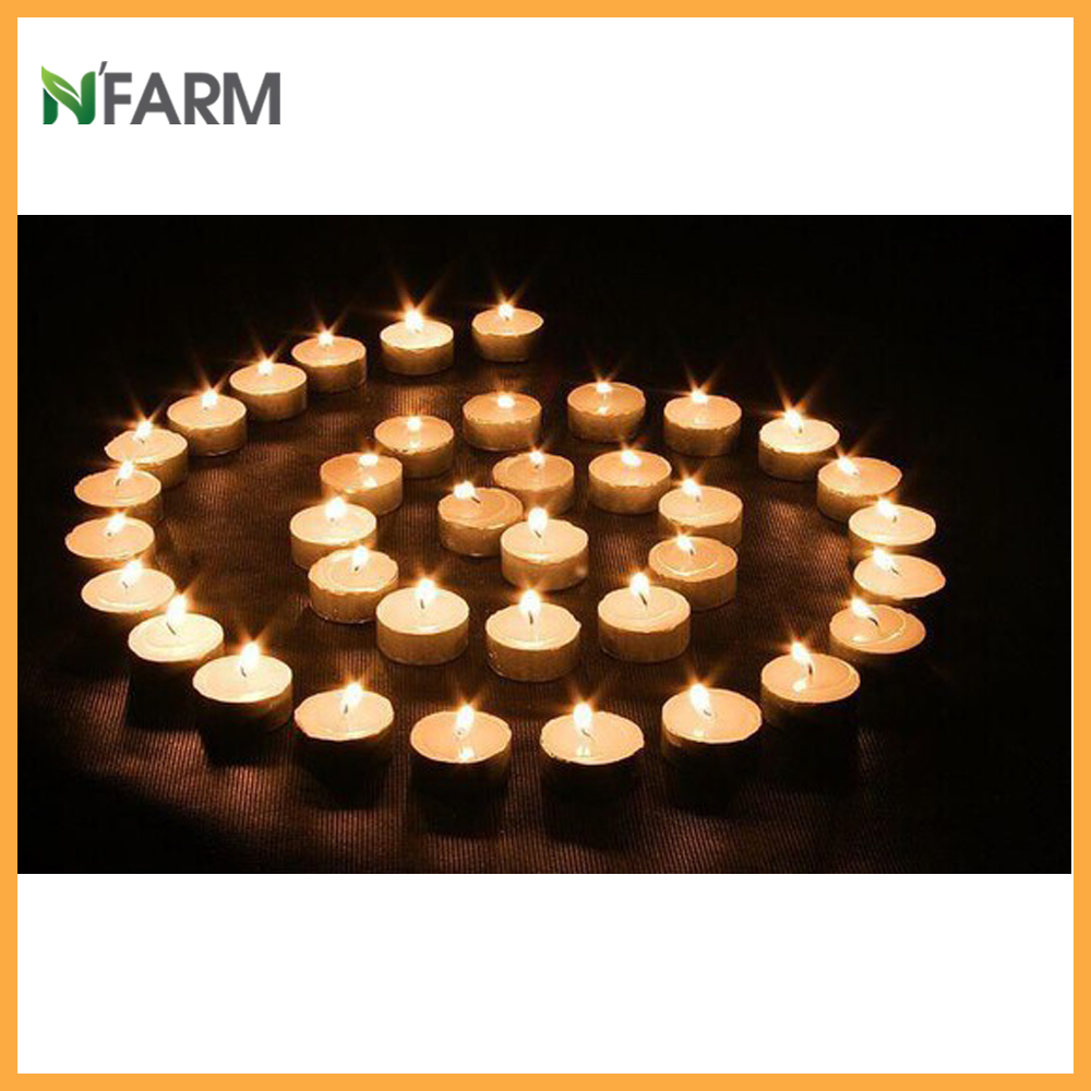 Hộp 100 Viên Nến Tealight Sáp Cọ N'Farm An Toàn Sức Khỏe / Dùng kết hợp đèn xông và tinh dầu/ Khử mùi và đuổi côn trùng hiệu quả.