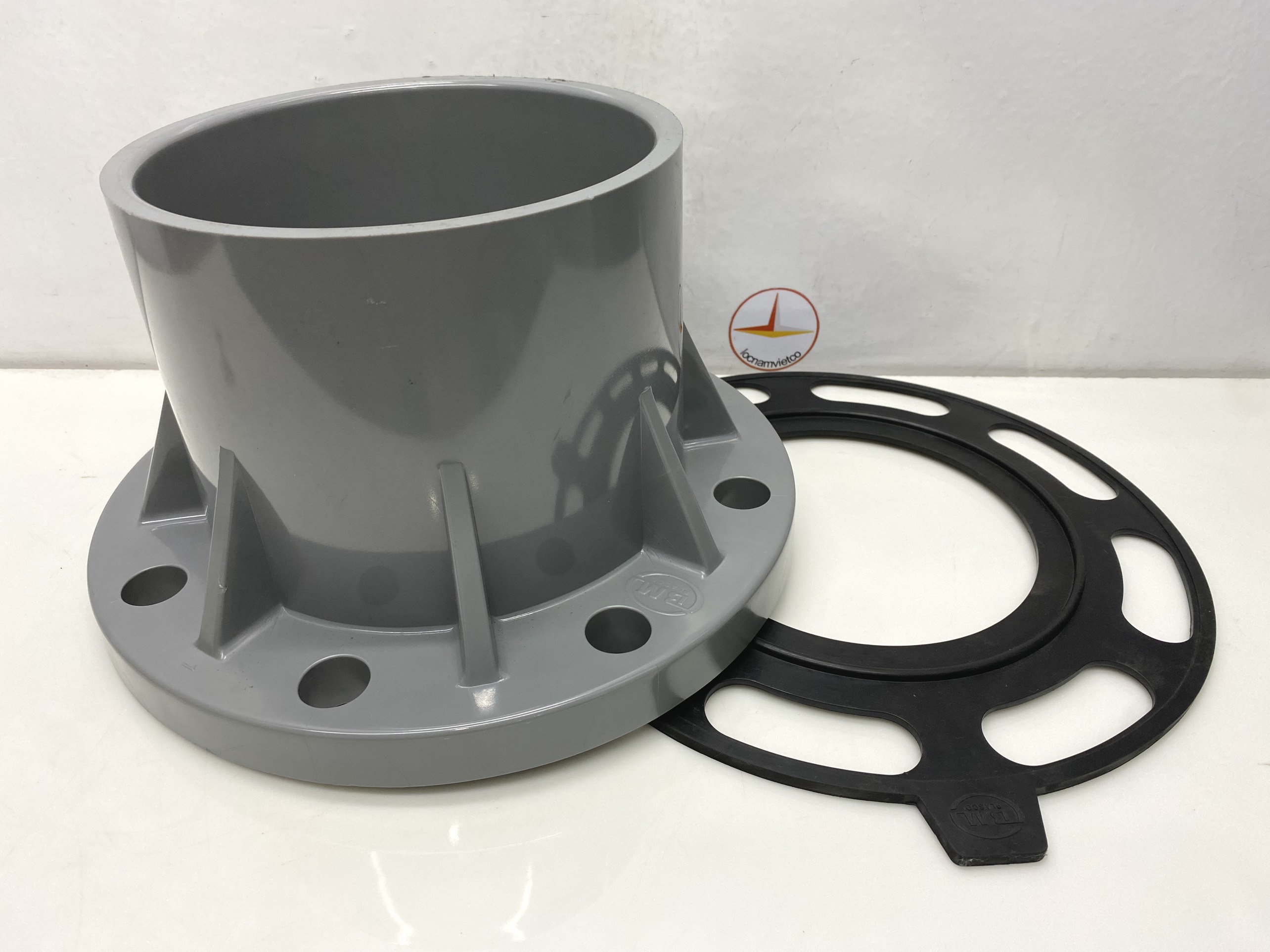 Mặt bích 250 nhựa PVC Bình Minh (Flange)- MB250
