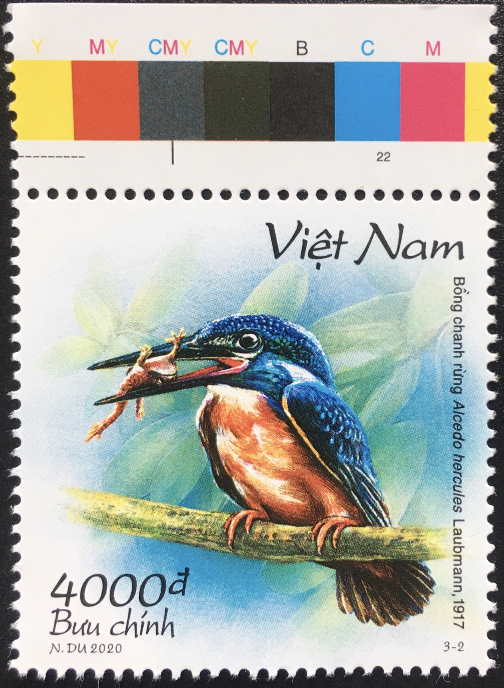 Bộ Tem Sưu Tầm Việt Nam 2020 Chủ Đề Chim - 3 Stamps