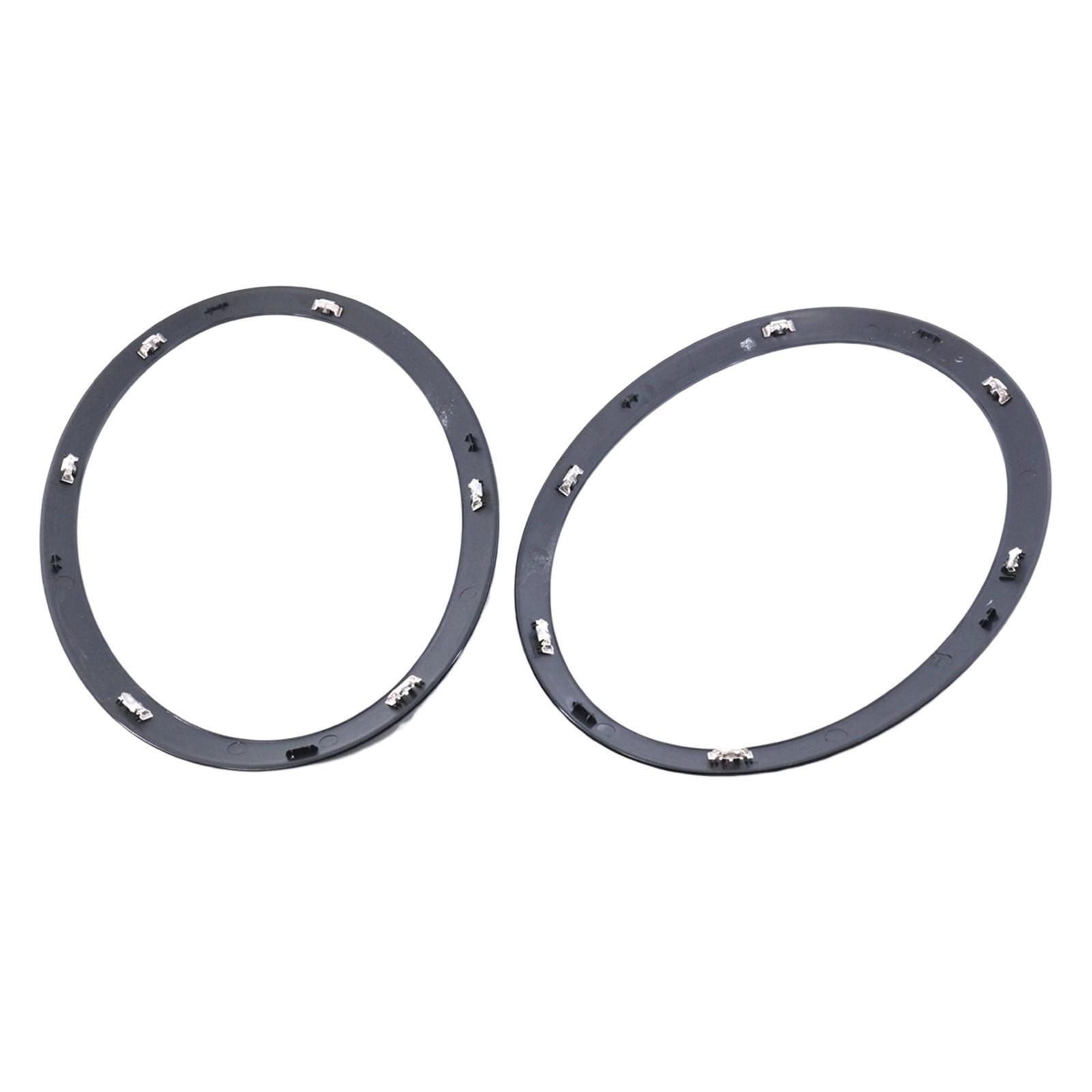 Scratch Headlight Chrome Headlight Surround ,Direct Replaces Spare Parts, Durable Accessory, Headlight Bezel