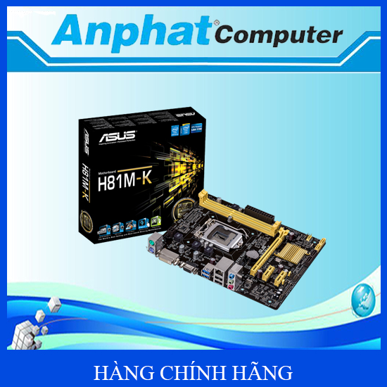 Bo mạch chủ Main Asus H81M-K Socket LGA1150 - Hàng Chính Hãng