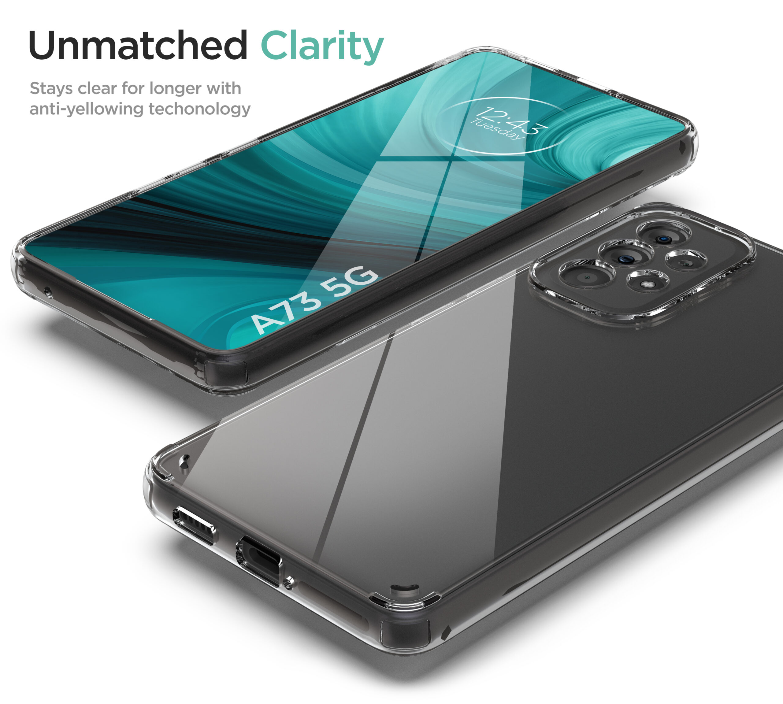 Ốp lưng silicon chống sốc trong suốt cho Samsung Galaxy A73 5G hiệu HOTCASE - Hàng nhập khẩu