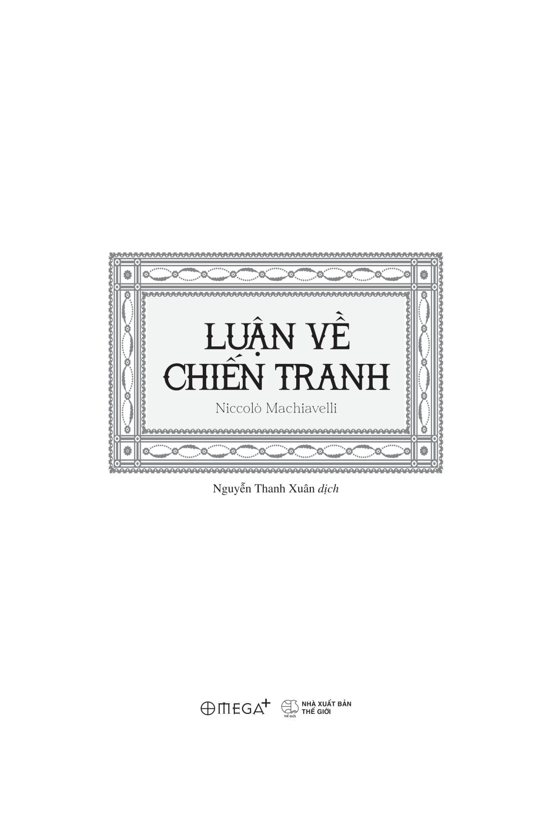 Sách - Luận Về Chiến Tranh