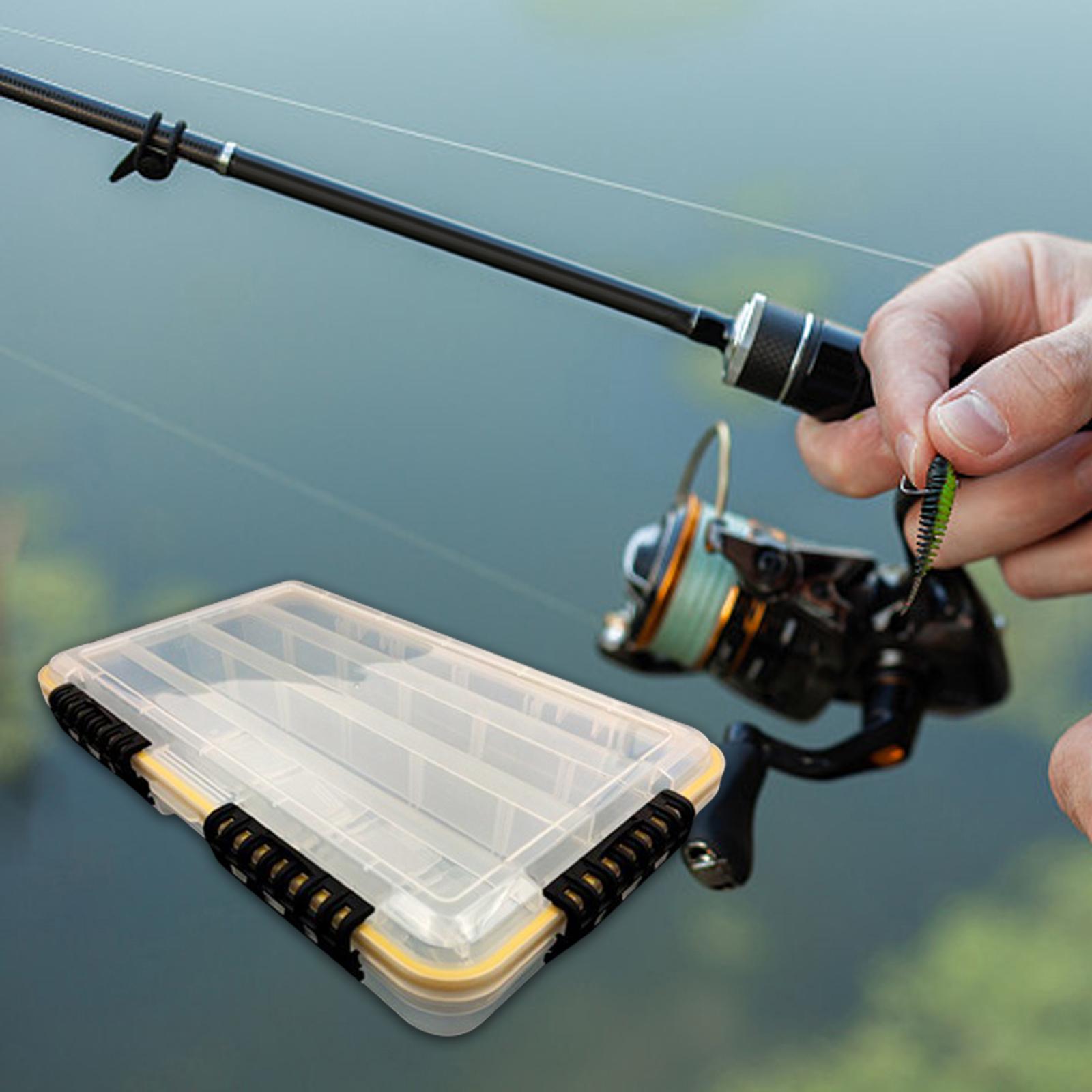 Fishing Tackle Box Portable Fishing Box for Freshwater Saltwater Baits Hooks