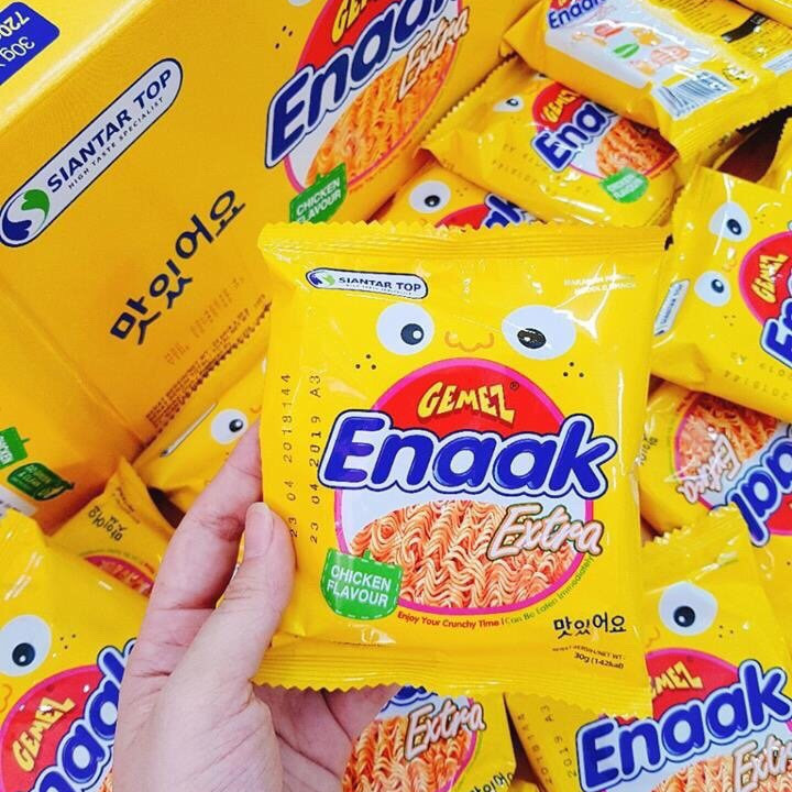 Hộp 24 gói mỳ enaak vị gà 30gram