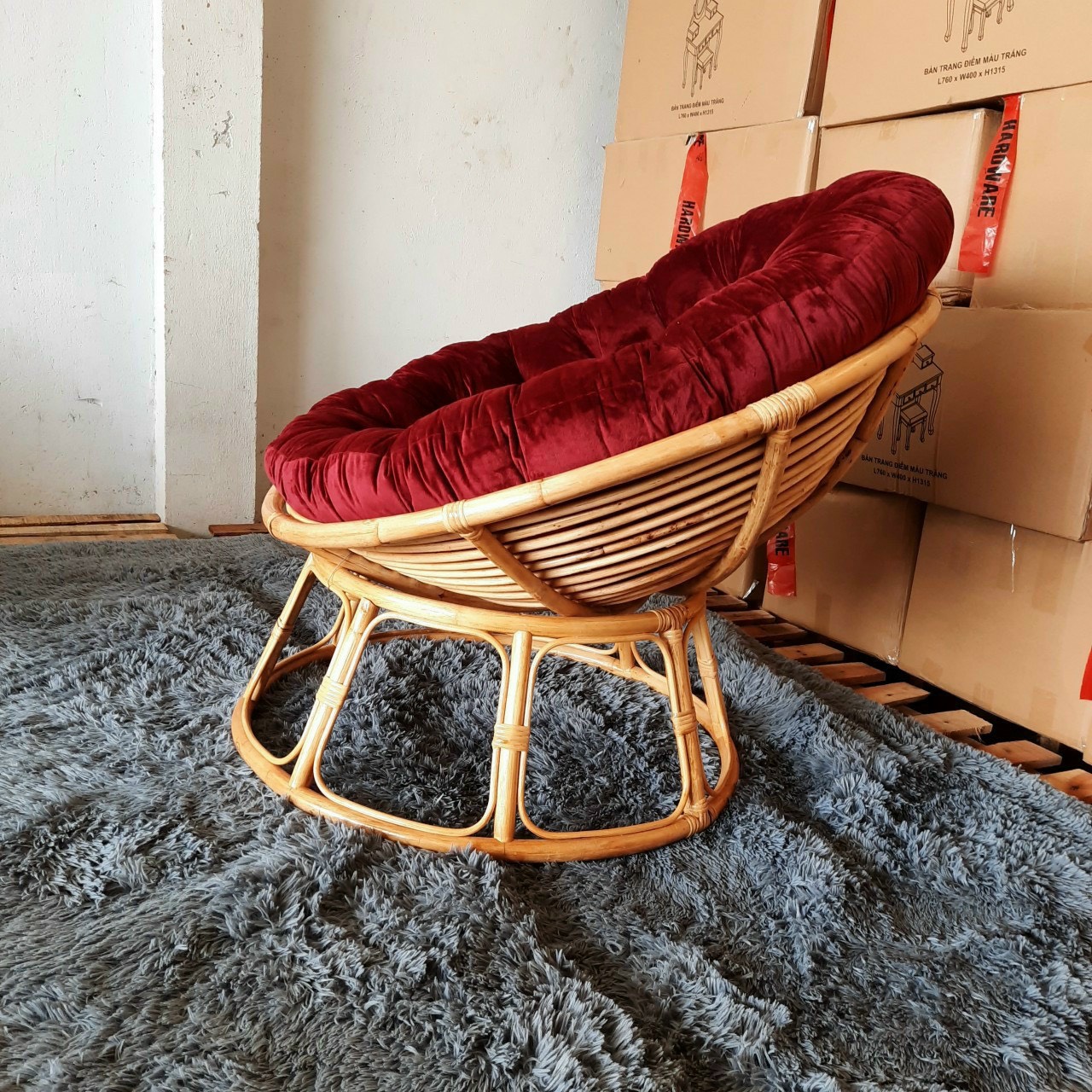 Ghế ngồi thư giãn Papasan 100cm