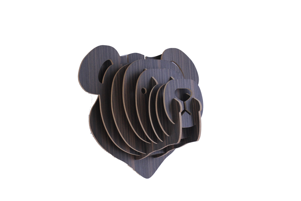 Đầu Gấu decor treo tường