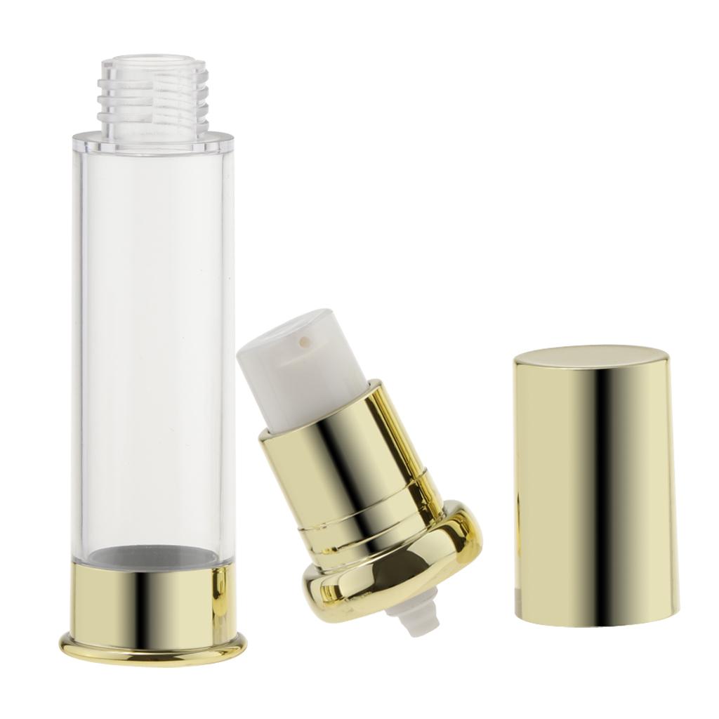 6 x Empty Airless Bottle Cosmetic Travel Perfume Spray Sprayer 10 /15 / 30 ml White for Home or Travel