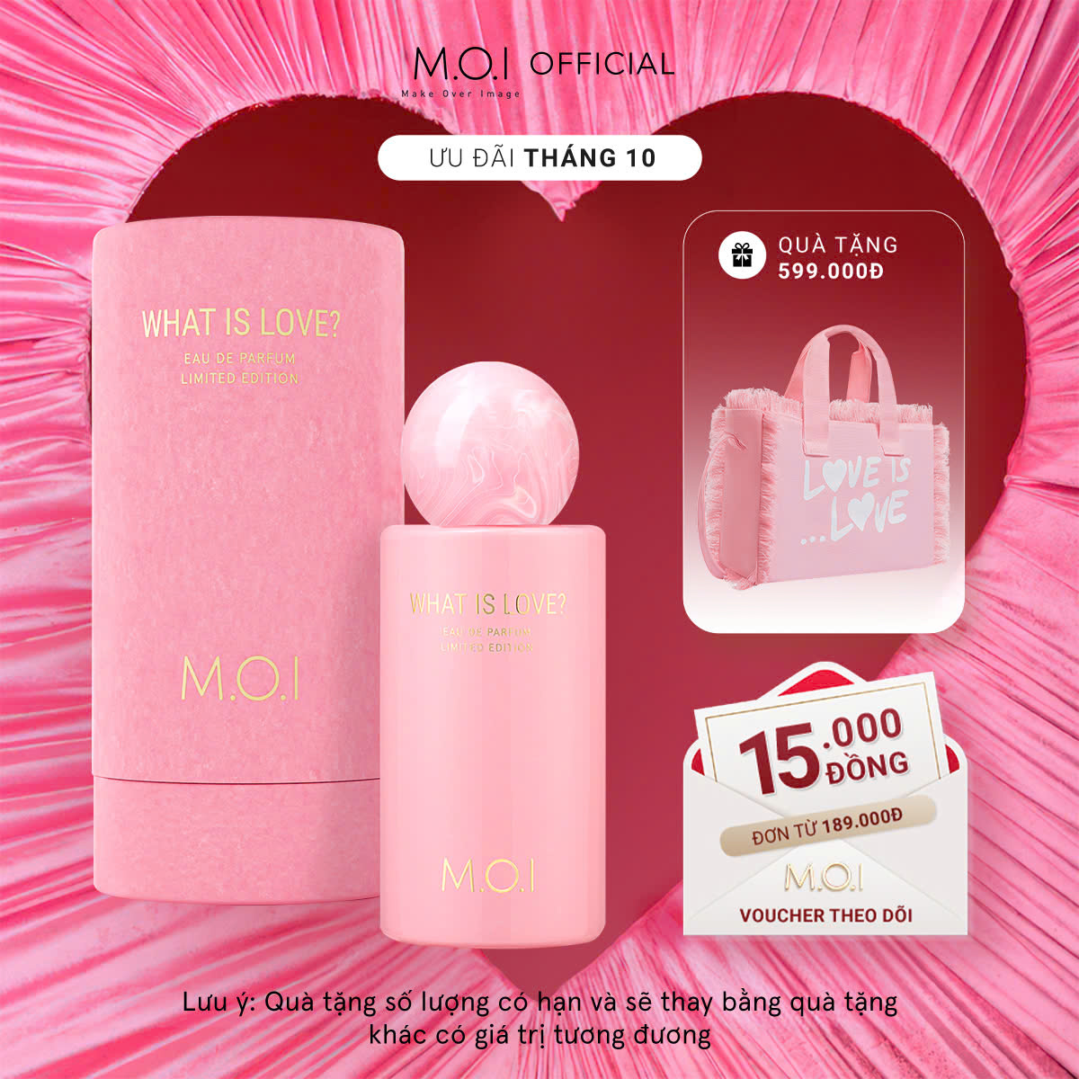 Nước hoa cao cấp MOI What Is Love? Phiên bản giới hạn 50ml