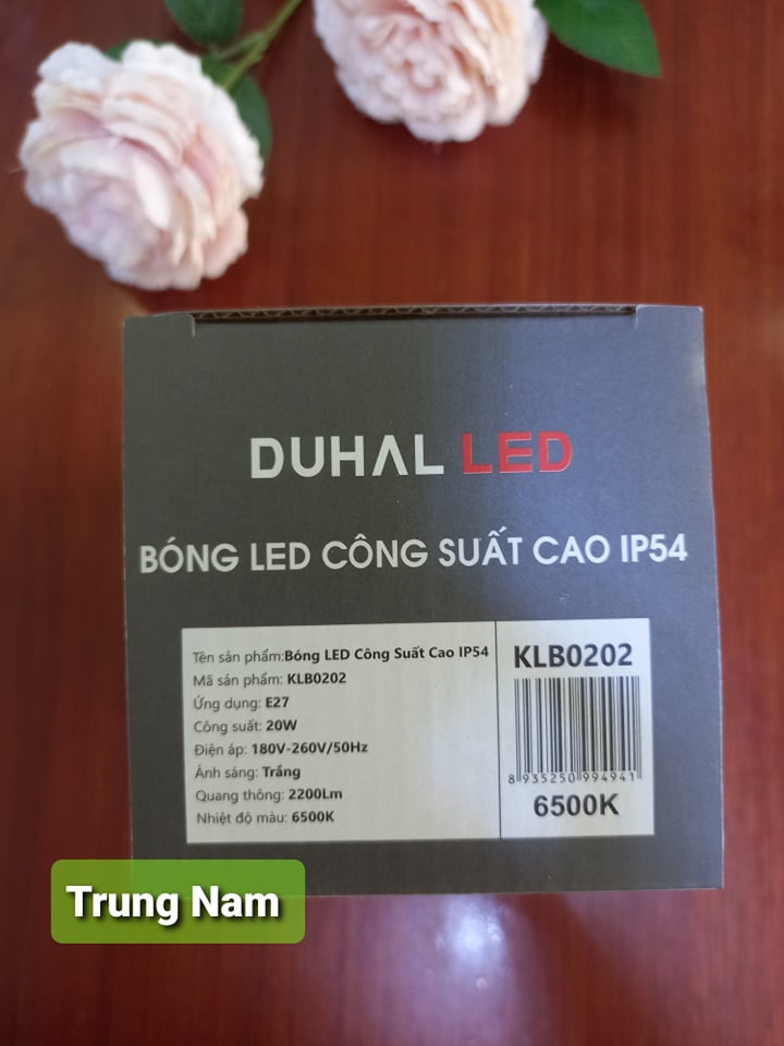 BÓNG LED DUHAL CÔNG SUẤT CAO IP54 30W (KLB0302)/BÓNG LED DUHAL CÔNG SUẤT CAO IP54 20W (KLB0202)