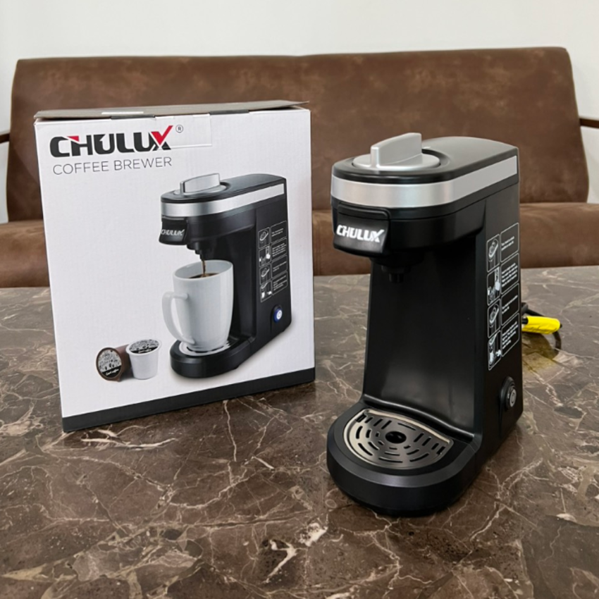 Máy pha cà phê viên nén Nespresso Chulux QF-CM801, công suất 800W - Hàng chính hãng, bảo hành 12 tháng