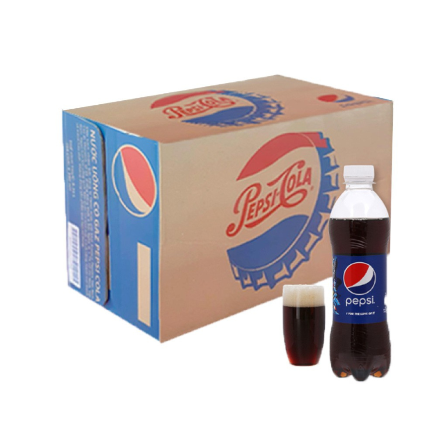 Thùng 24 Chai Nước Ngọt Có Gas Pepsi