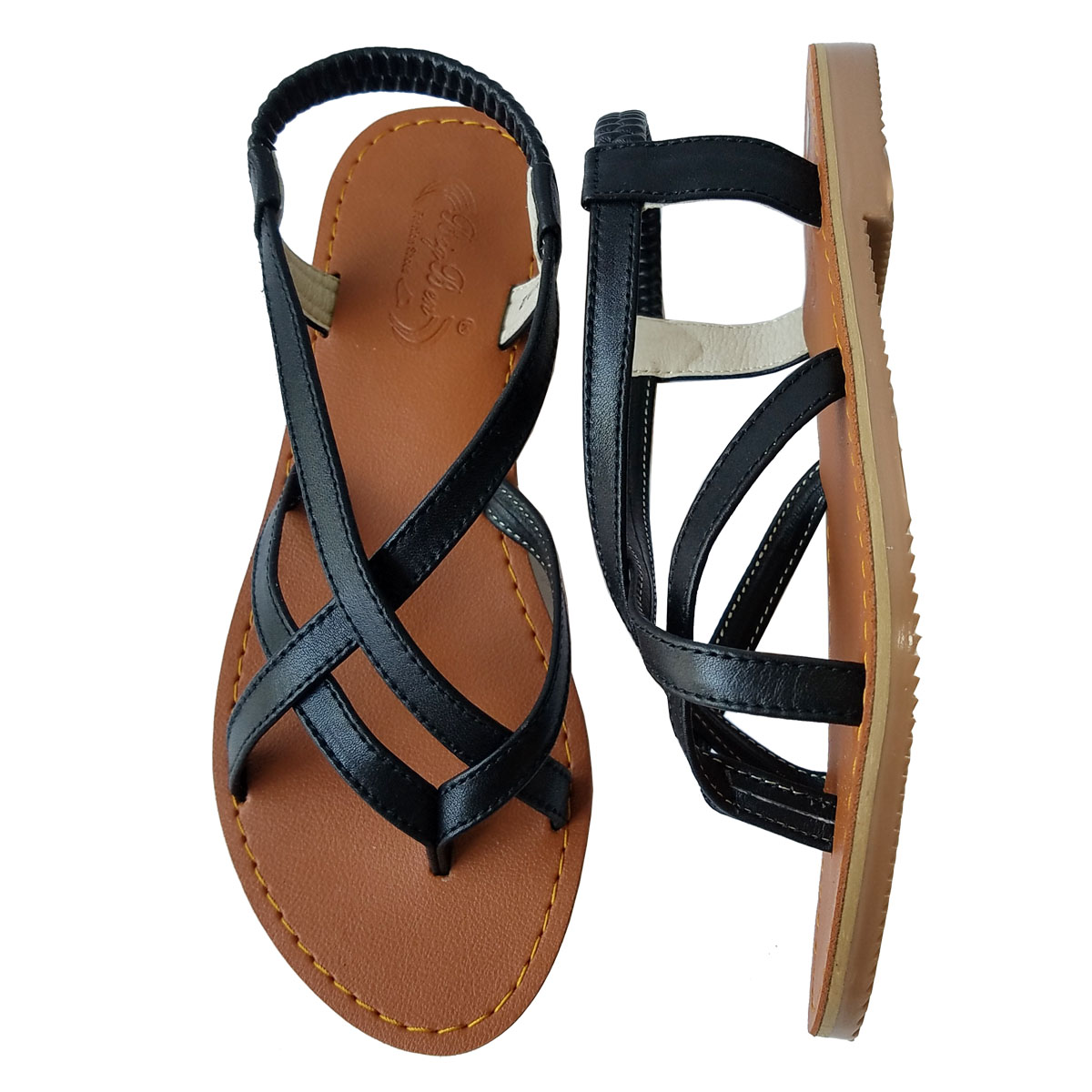 Hình ảnh Giày Sandal Nữ Da Bò Thật BIGGBEN Cao Cấp SDN84