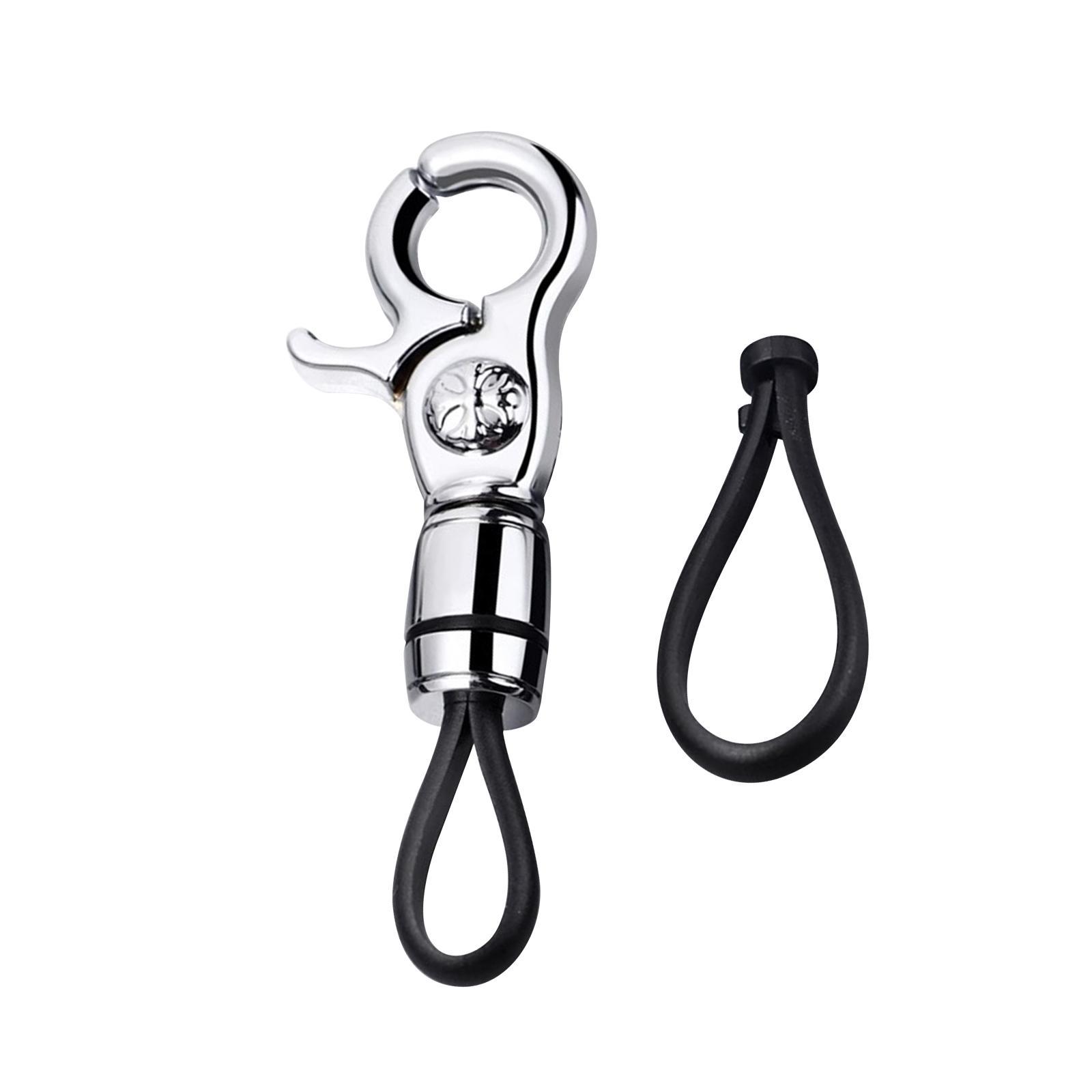 Key Fob Holder Business Keychain ,Heavy Duty ,360 Degree Rotatable,Metal Key , Motorcycle Keychain for Keys Backpack, Husband Boyfriend
