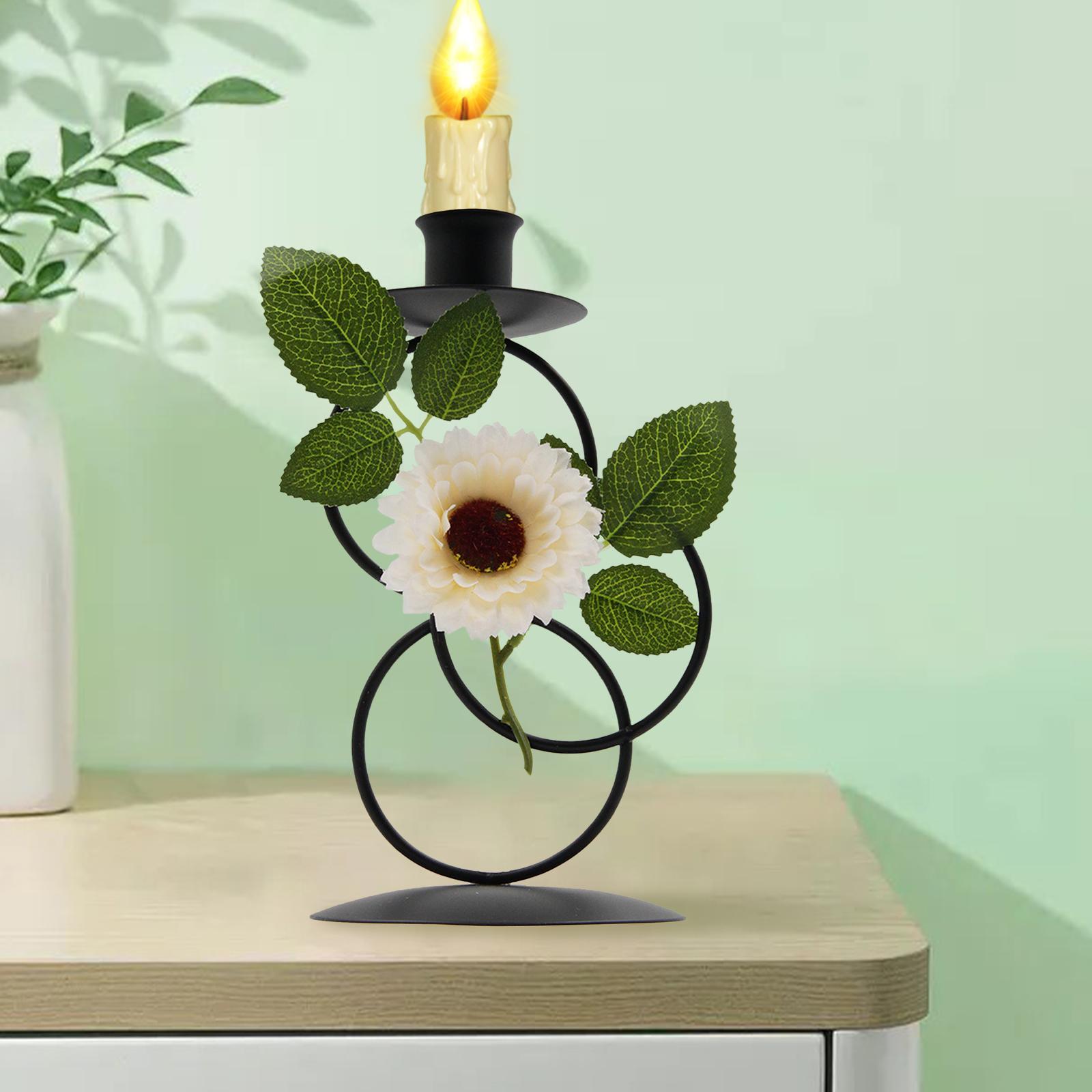 Metal Tea Light Candle Stick Stand Geometric Candle Holder Home Room Decor