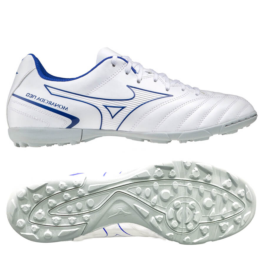 Giày đá bóng Mizuno Monarcida Neo II Select AS - P1GD222525 - Trắng/Xanh