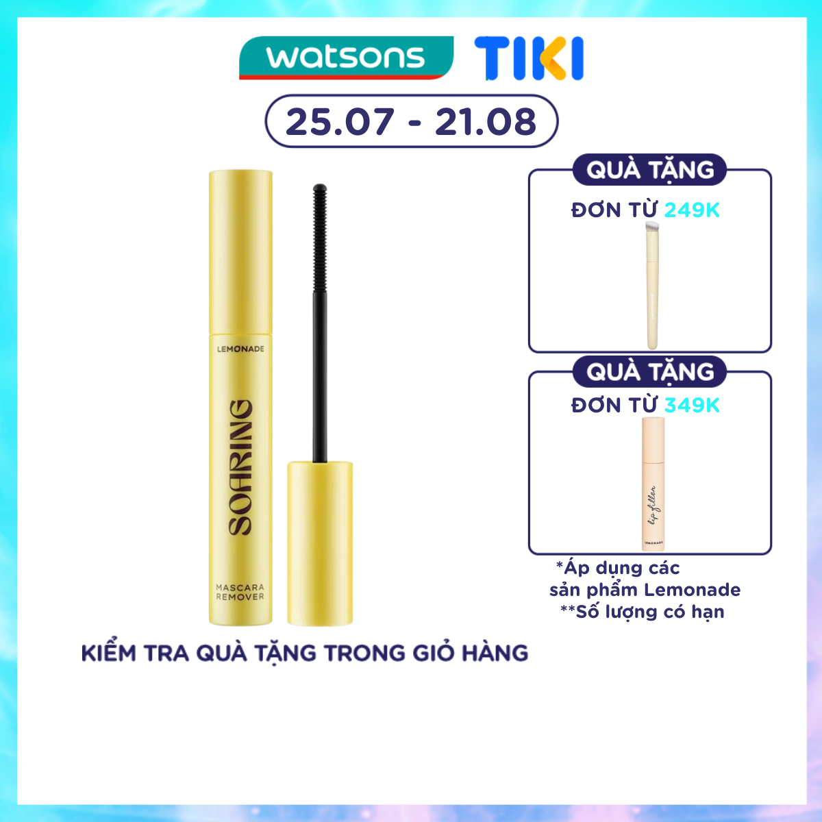 Tẩy Trang Mi Lemonade Soaring Mascara Remover 6ml