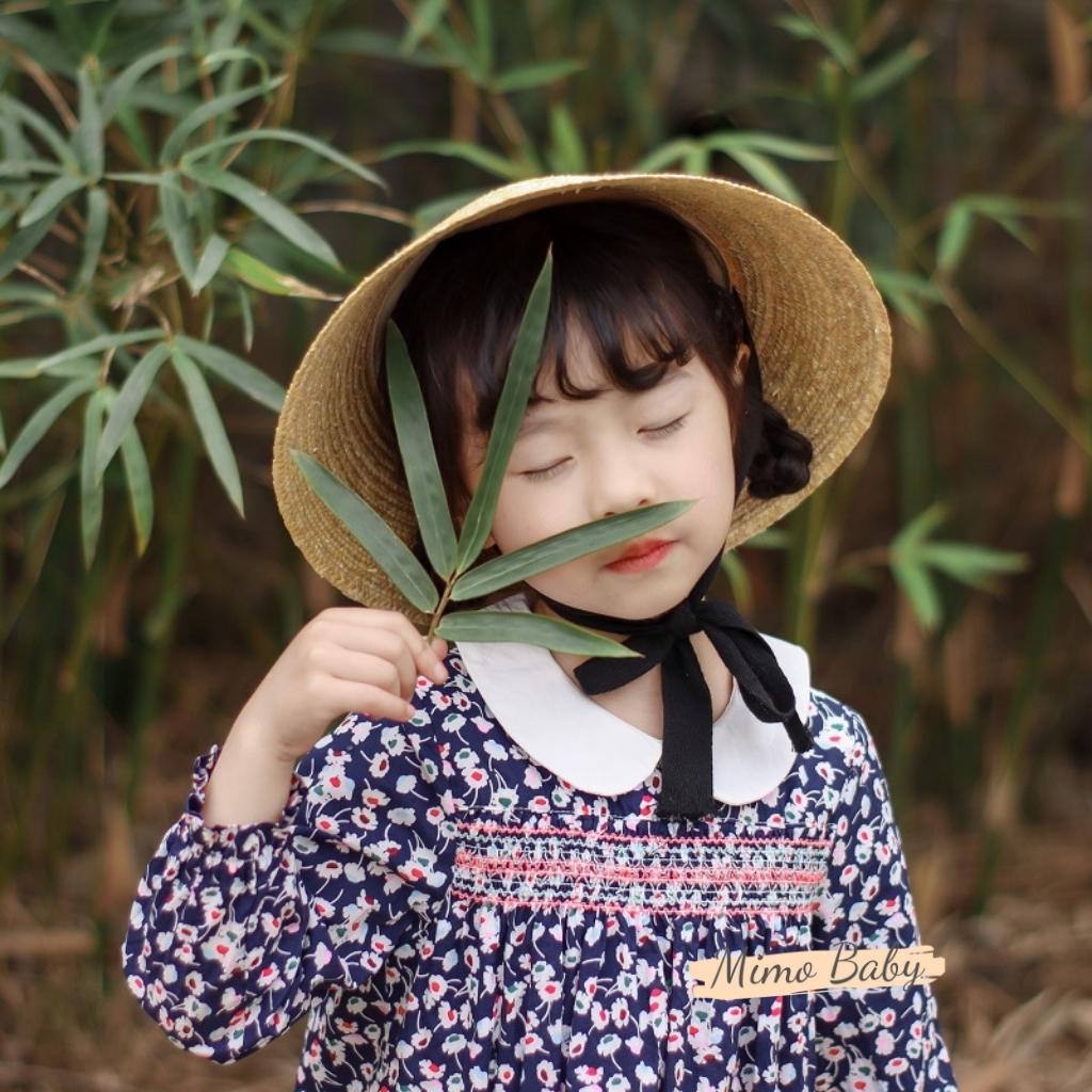 Nón cói đi biển phong cách hàn quốc cực xinh cho bé MH108 Mimo Baby