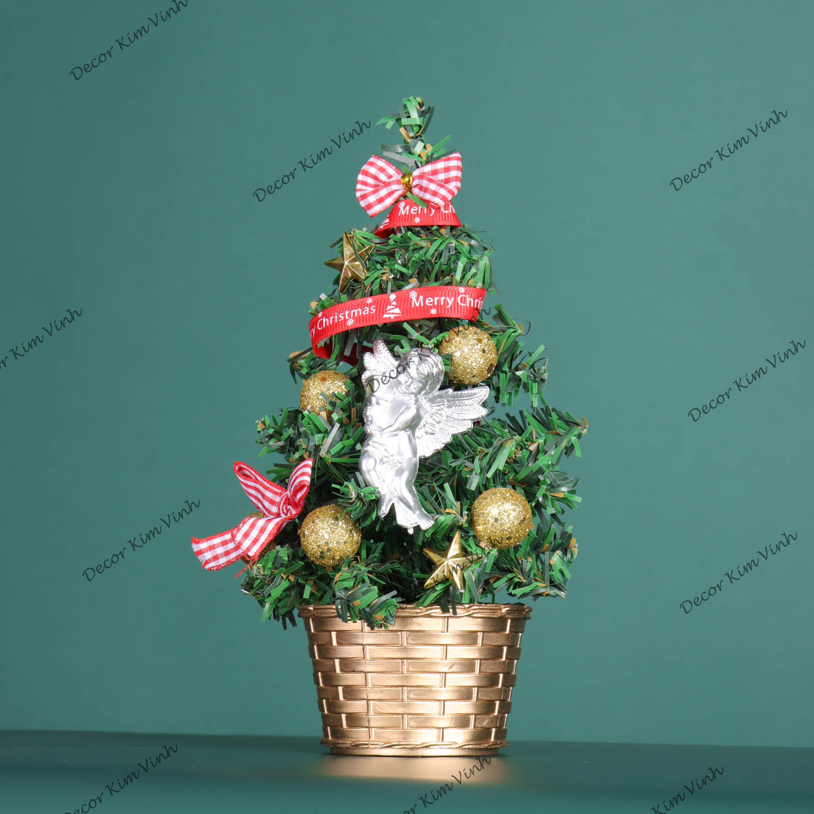 Cây Thông Nhí TNM15 Cây 20cm Trang Trí Giáng Sinh Cây Thông Noel