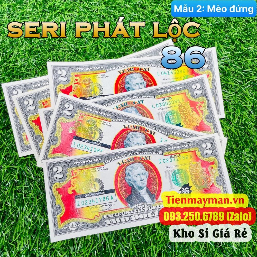 [SERI 86 PHÁT LỘC] Bộ Lì Xì 2 U,S.D Hình Con Mèo 2023 [MÈO ĐỨNG]