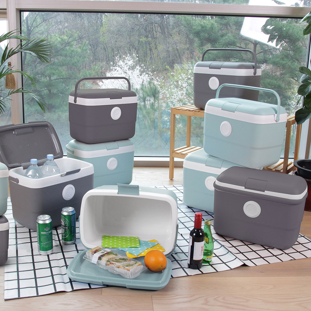 Combo thùng đá giữ nhiệt đa năng Hàn Quốc 9L + 21L