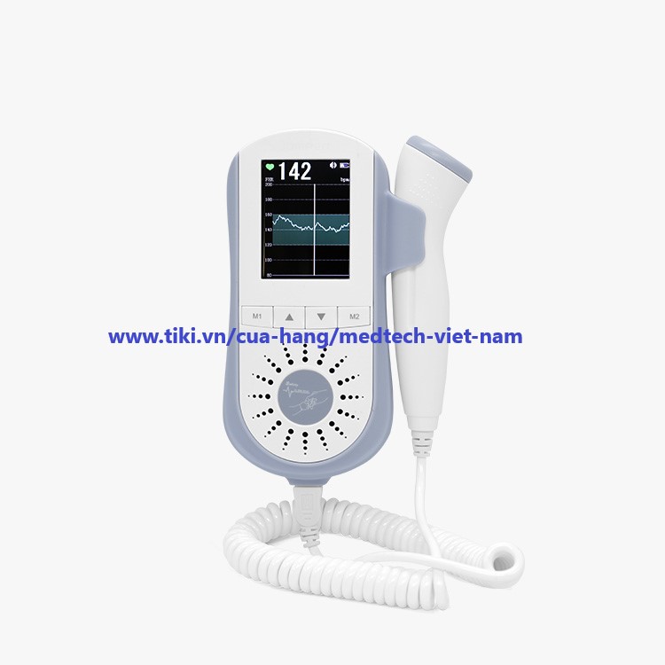 Máy Nghe Tim Thai Máy Đo Tim Thai Tại Nhà Fetal Doppler JPD-100E (Chứng Chỉ FDA-Mỹ)