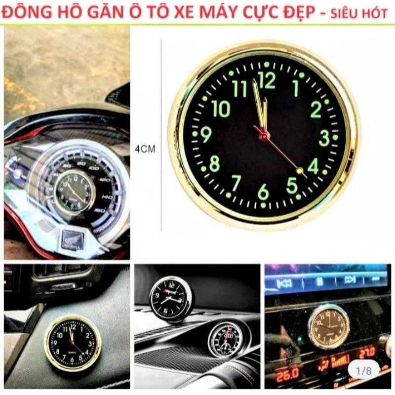 SIÊU ĐẸP VỚI 1 ĐỘNG HỒ SO BÁO GIỜ GẮN XE MÁY XE ÔTÔ HÀNG CHẤT LƯỢNG TỐT LOẠI 1