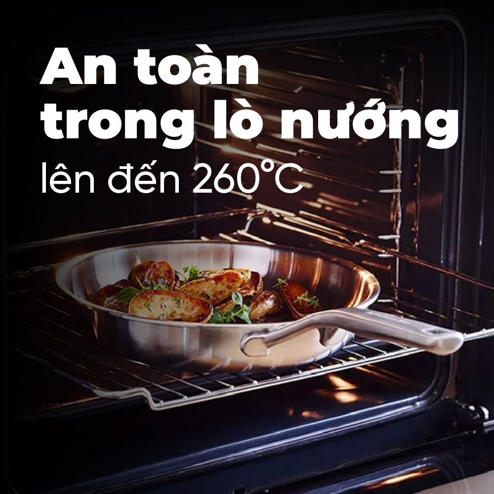 KitchenAid - Chảo Inox nguyên khối 3 lớp