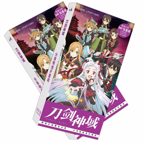 Hộp ảnh Postcard sword art online ver 7 thiết kế thông minh độc đáo