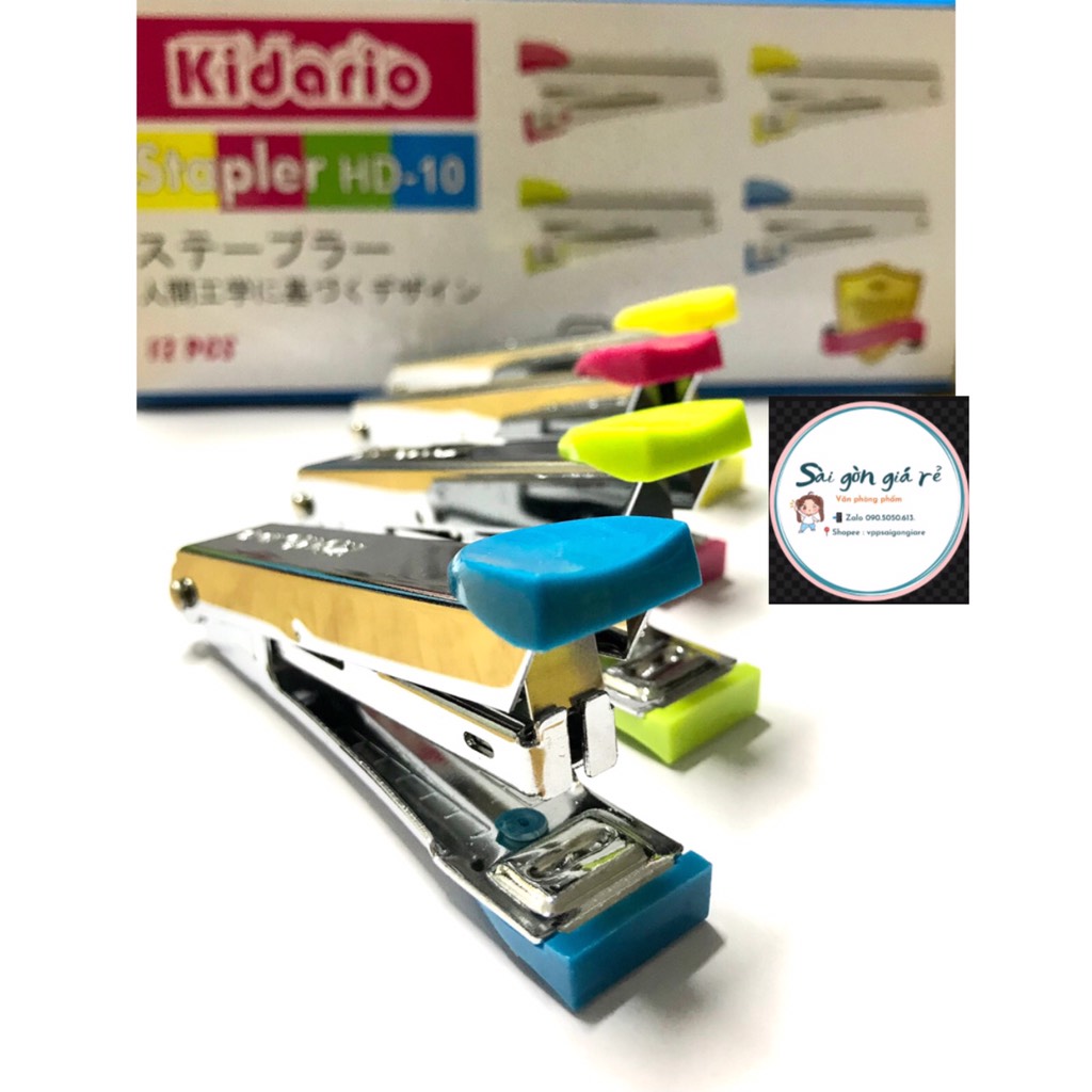 Bấm Kim Số 10 Kidario HD-10 -Giao Màu Ngẫu Nhiên