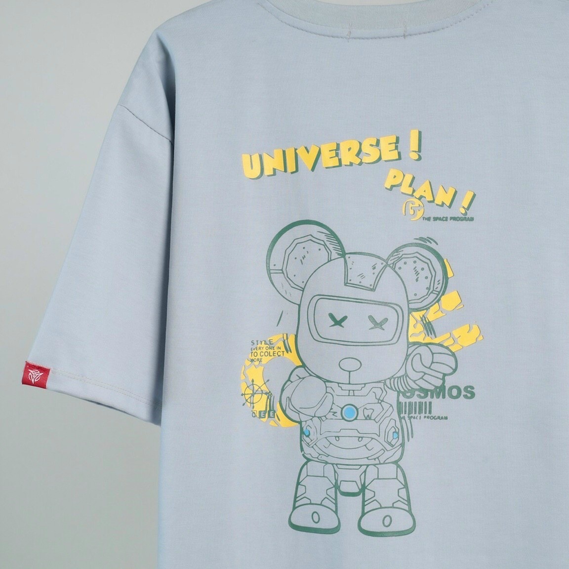 Áo Phông Nam Nữ Form Rộng Tay Lỡ Vải Chất Cotton Mịn Mát Kita Unisex - Mẫu UNIVERSE RABBIT