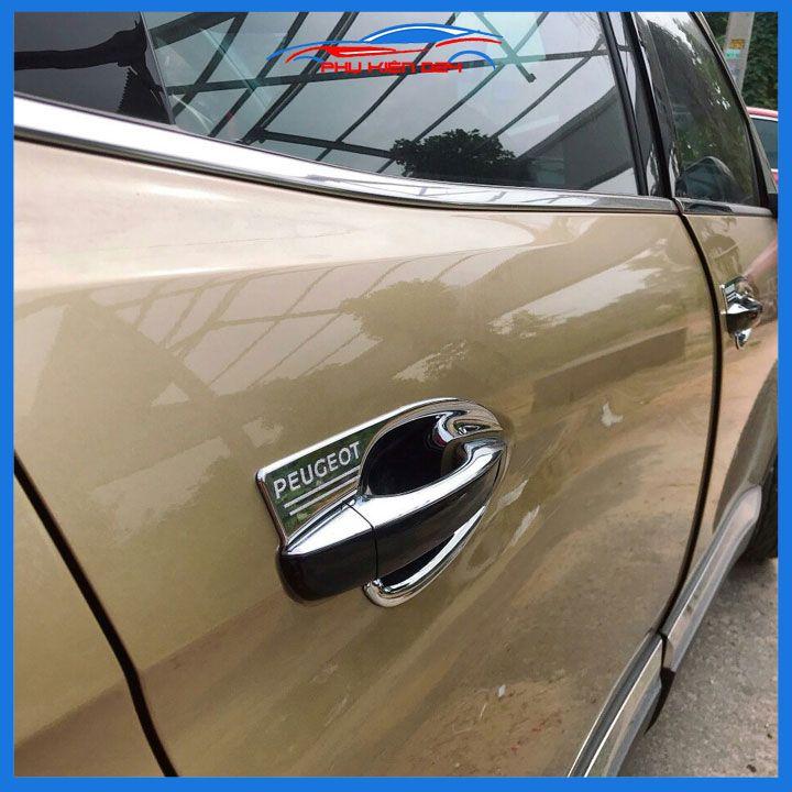 Ốp hõm Peugeot 3008, Peugeot  5008 mạ Crom chống trầy bảo vệ xe