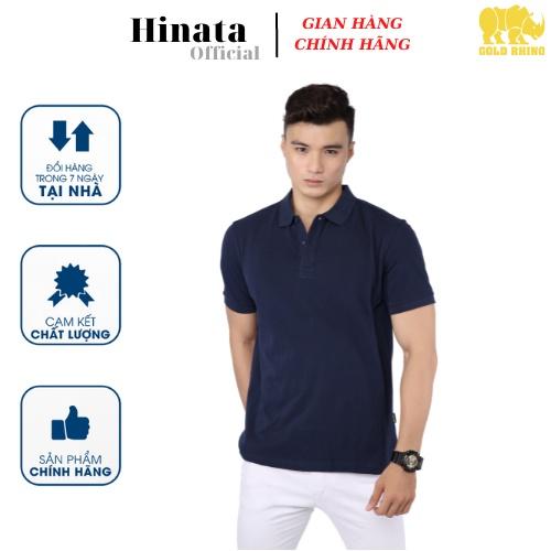 Áo POLO Nam Tay Ngắn Màu Xanh Đen